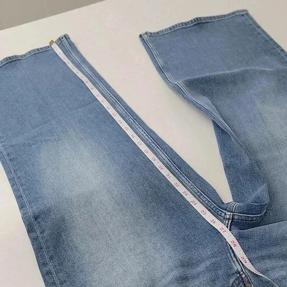 Re/Done High Rise Wide Leg Crop - Blazed Indigo - Picture 8 of 15